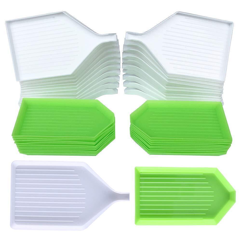 3315 40 Pack Plastic Bead Sorting Trays Diamond Rhinestone Tray Diamond
